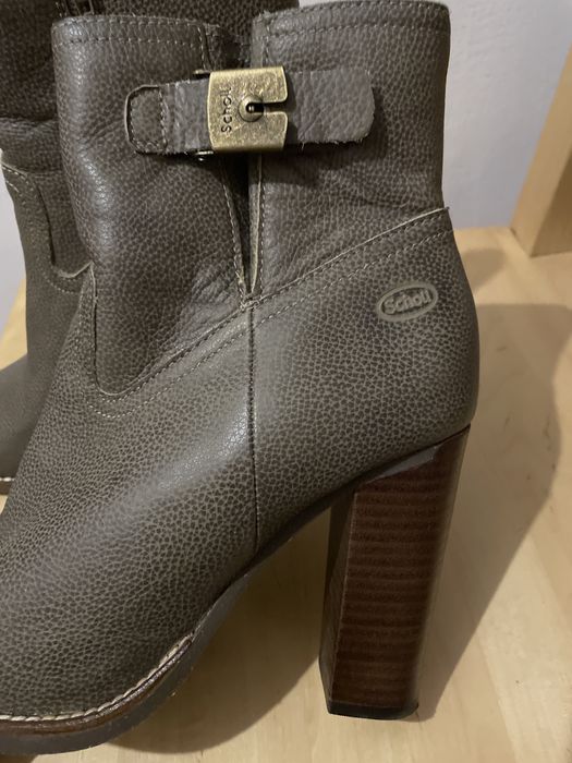 Cizme, ghete elegante piele naturala Scholl masura 39 ca noi
