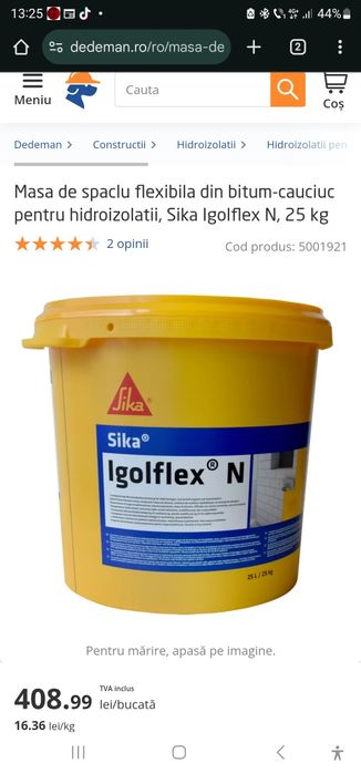 Se vinde hidroizolatie