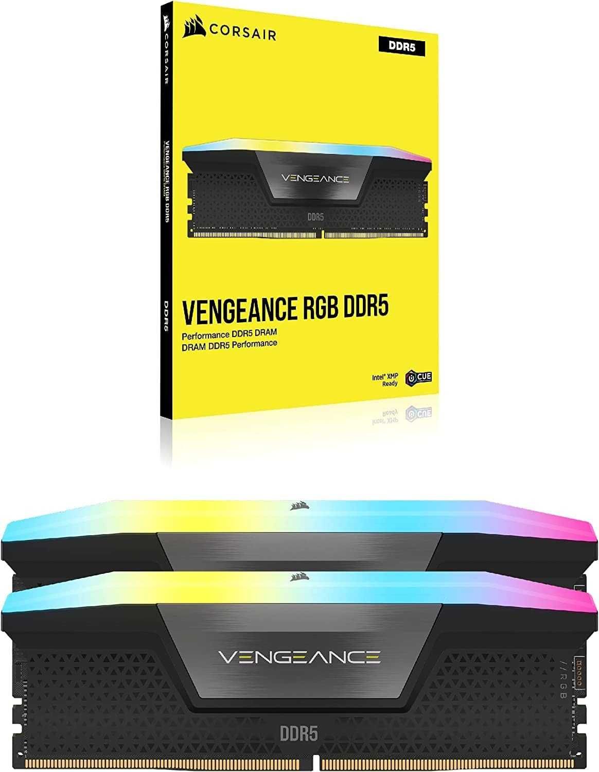 DDR5 96GB (2x48GB) Corsair Vengeance RGB 5600Mhz. Новый.