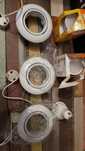 3 buc spot led metal alb
