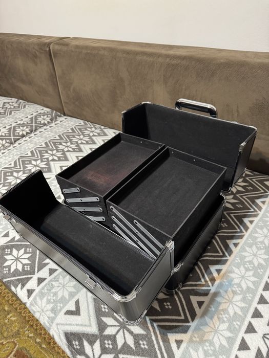 Geanta profesionala pentru cosmetice si manichiura -  LUXORISE Black