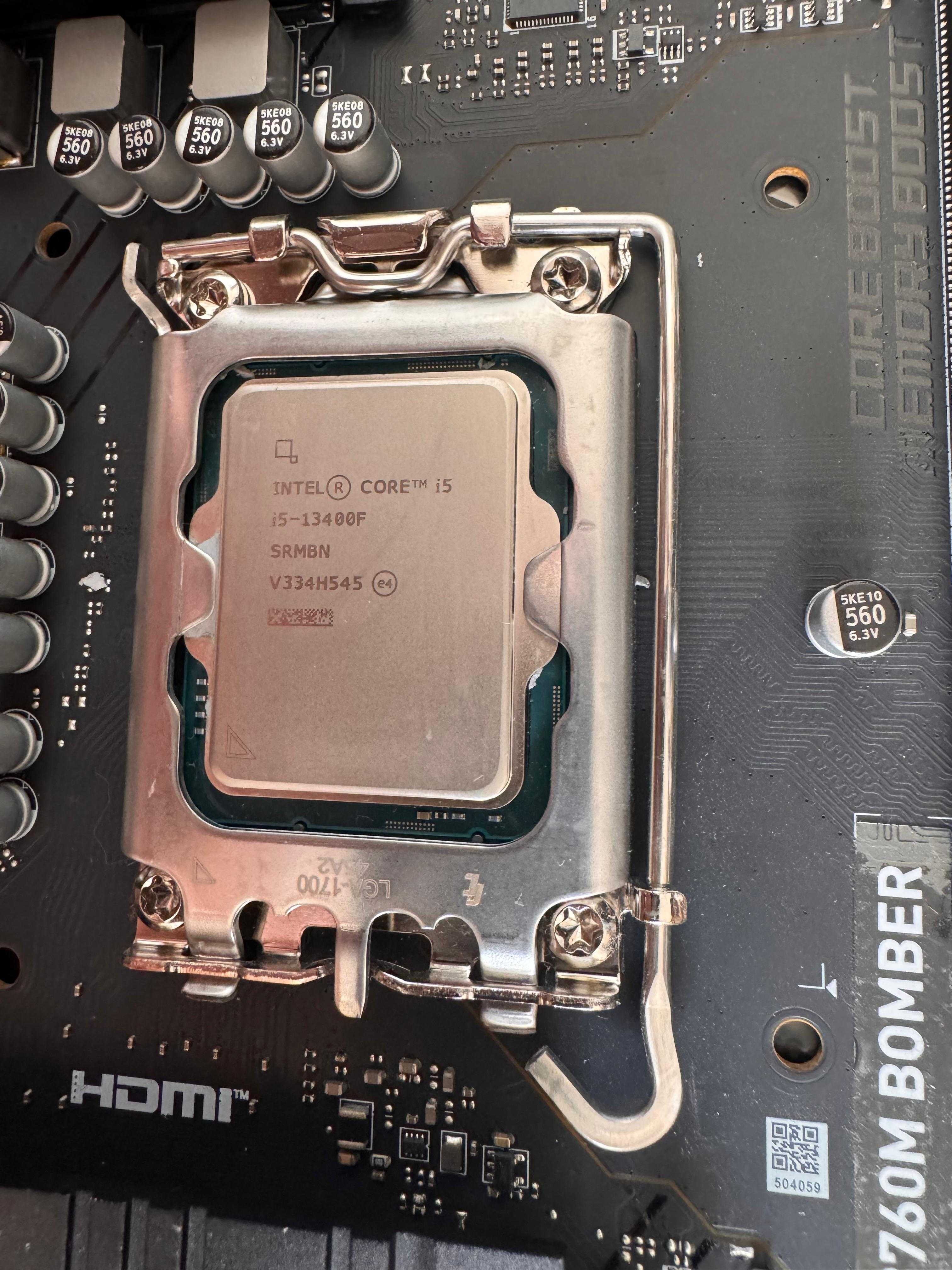 Intel i5-13400F + MSI B760M Bomber(DDR5) + DeepCool AG400 Digital