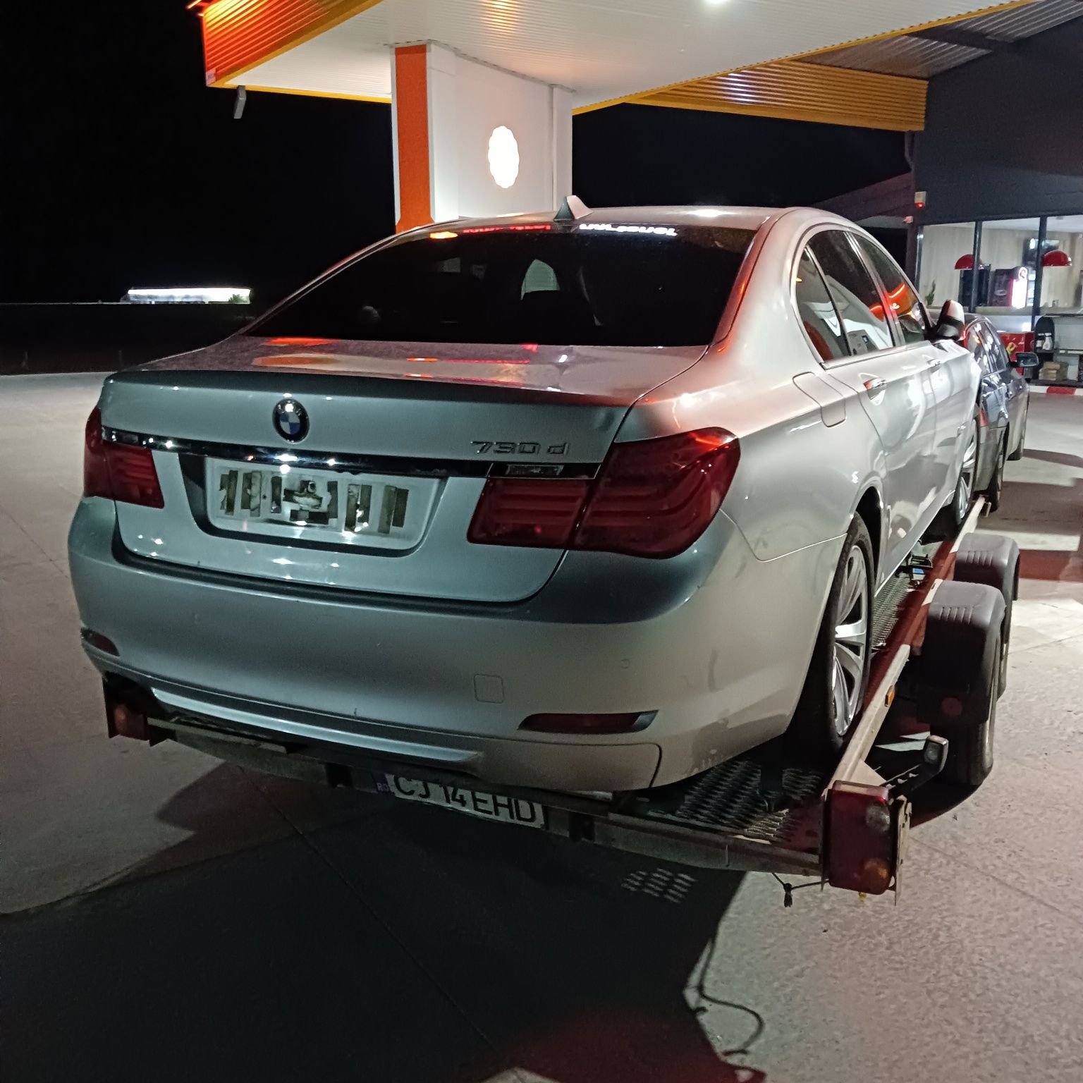 Bară spate capotă far bixenon aripa BMW f01 seria 7