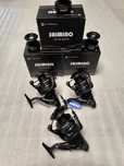 SET 3 Mulinete Crap SAIMINO TA18-50FR cu baitrunner 12 Rulmenti