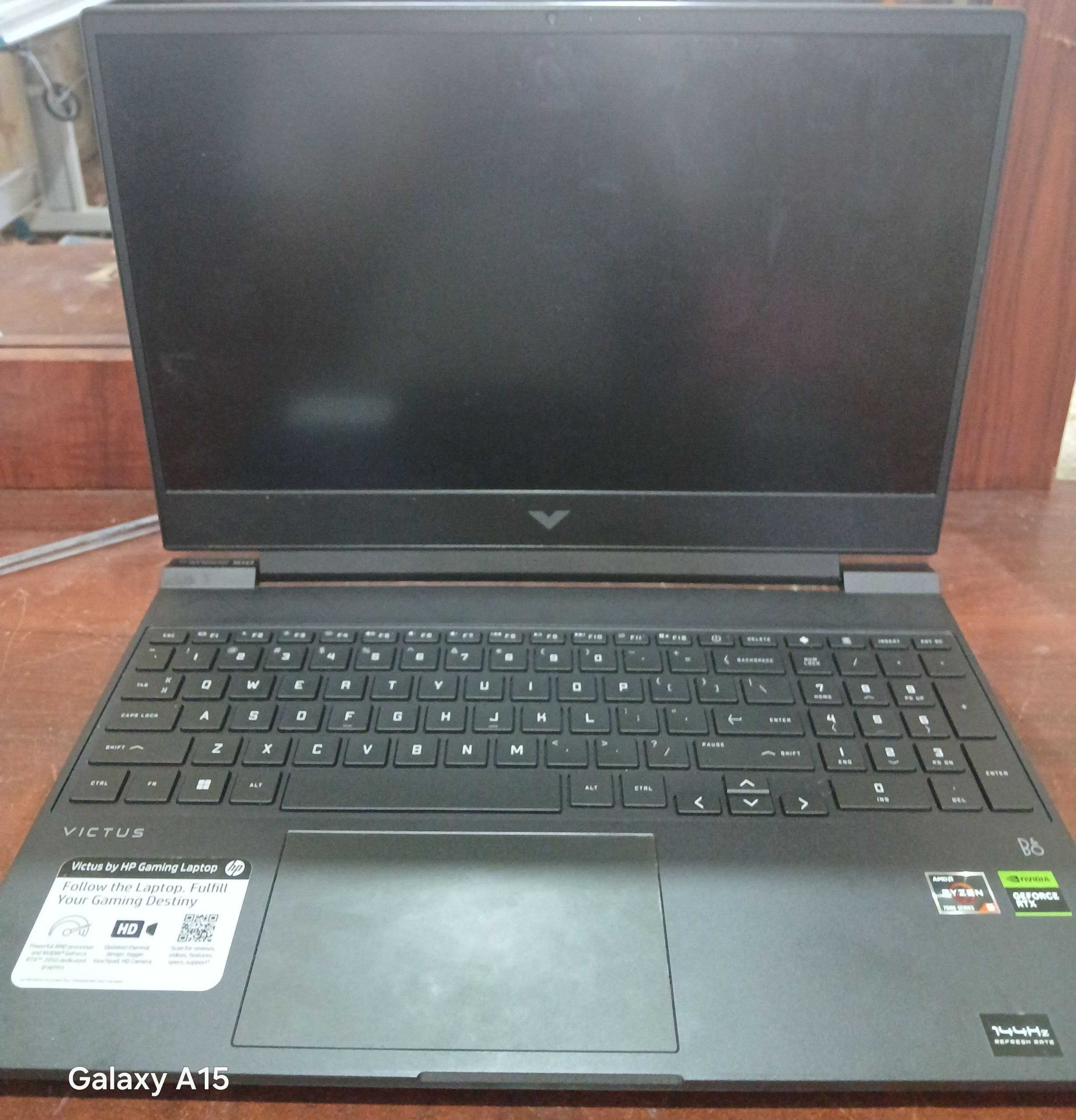 HP Victus holati ideal, RTX2050, Ryzen5, 512-SSD, 8GB ram, 144Hrz.