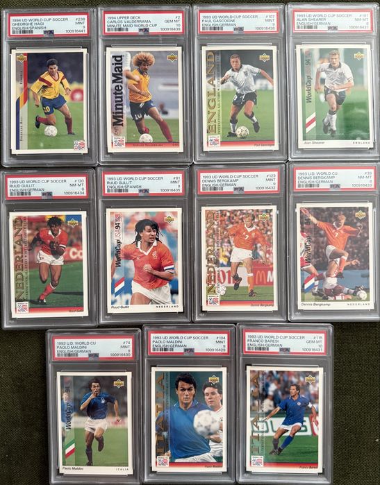 Panini Topps diverse Carduri/Stickere autentificate si gradate de PSA