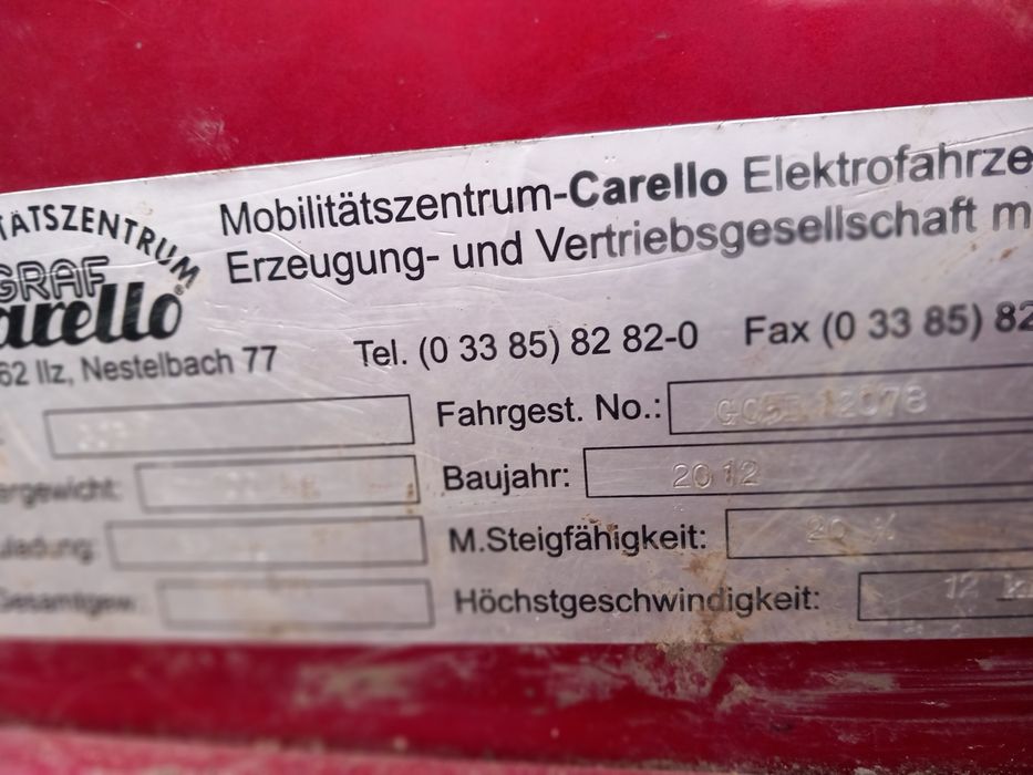 Carucior electric pentru batrani