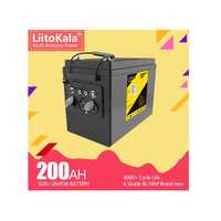 12V 200Ah LiFePO4 LiitoKala UPS POWER BANK Aкумулатор кемпер солар