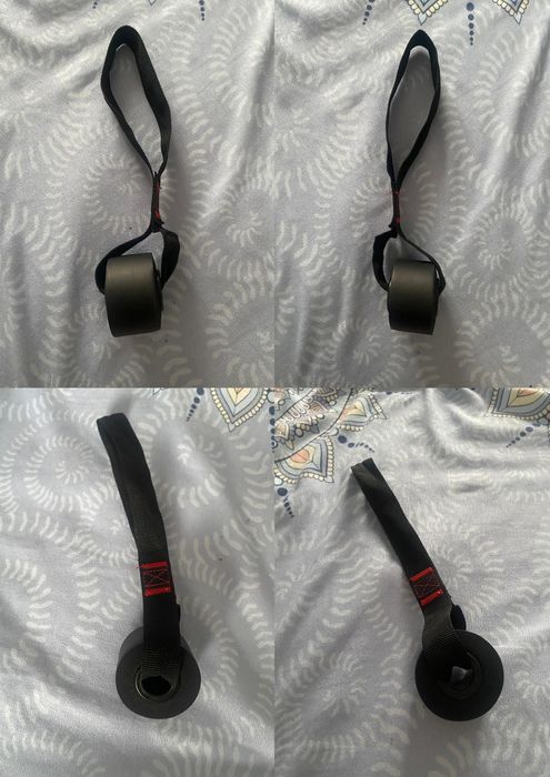 Ancoră ușă pentru benzi elastice, negru