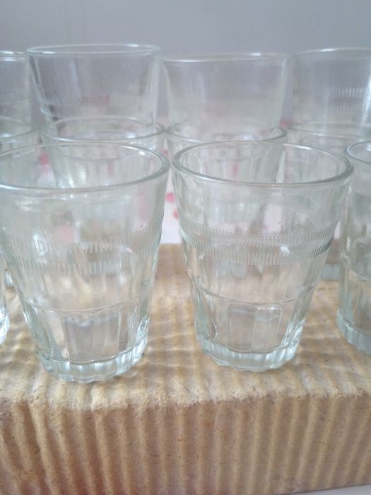 Стопки стаканы стеклянные 12 штук