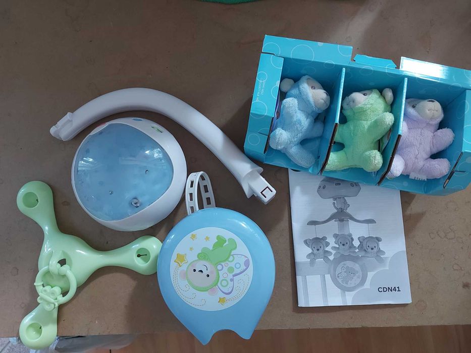 Музикална въртележка за кошара, легло и количка