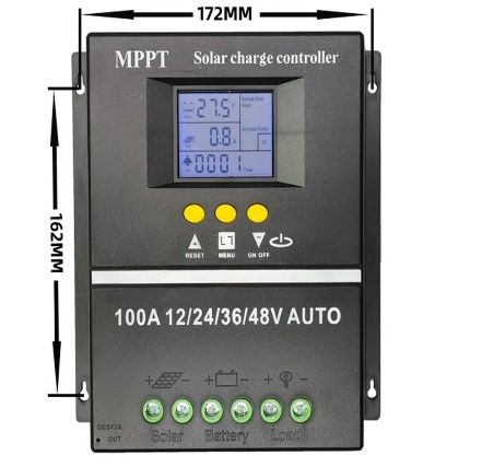 Controler MPPT 100A 12V, 24V, 36V si 48V