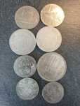 Monede pentru colecționari 1 leu(1966)100lei(1994)500lei(2000)25 bani(