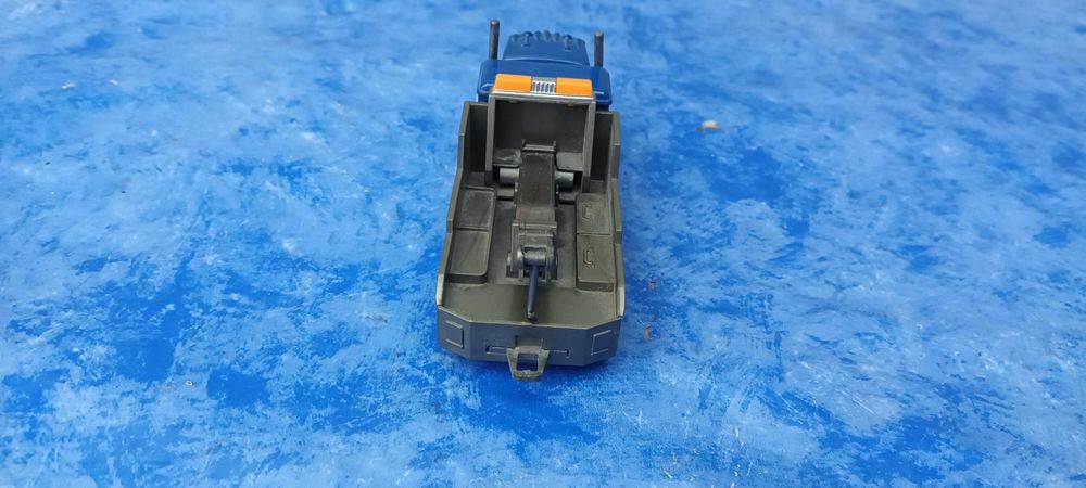 Blue American | macheta tractare camion transportor | 15.5*5*5 cm