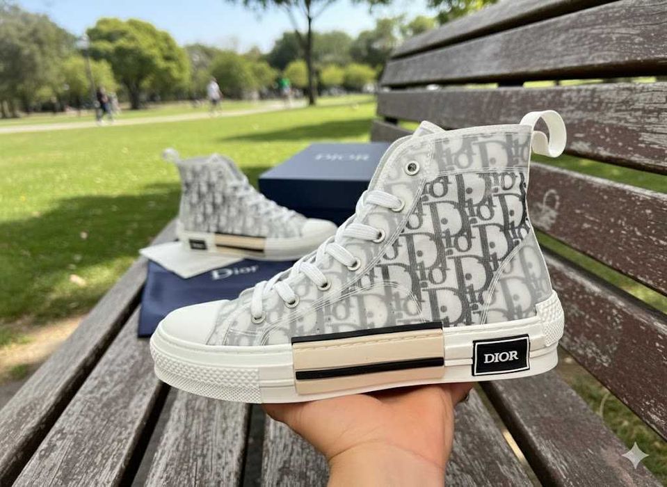 Adidasi D I O R  B23 High - Tenesi Premium Full Box