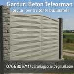 Garduri din beton pe comanda