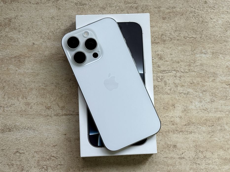 КАТО НОВ! Apple iPhone 16 Pro 256GB White Titanium / 100% батерия