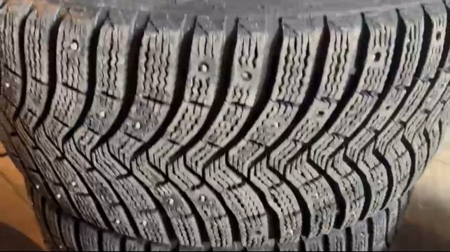 Зимние шины шипы - Michelin 2шт 235 35 r19