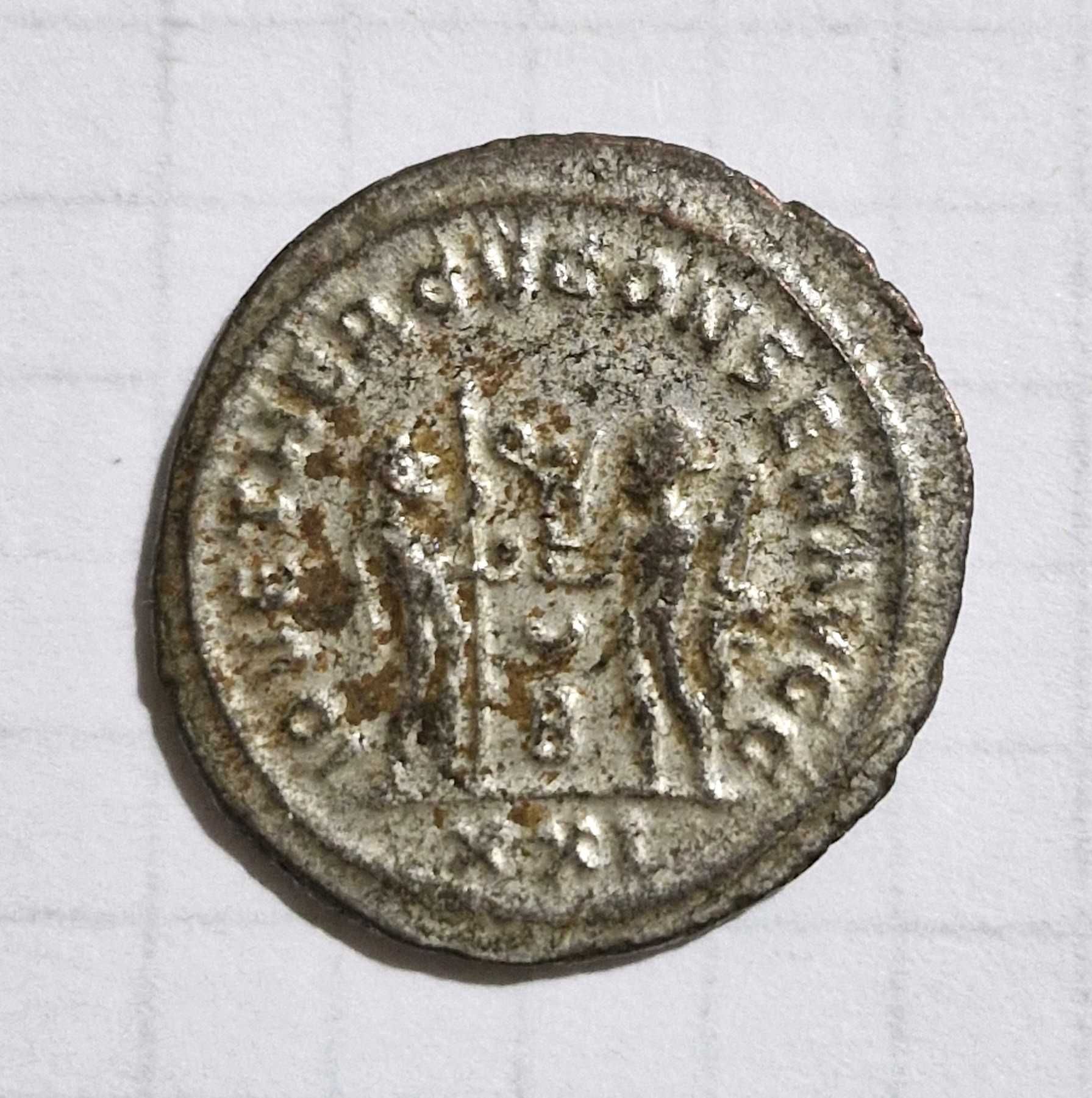 Qadimiy Rim Bronza tangasi (286-310 yil) - Антиквар. Римская монета ст