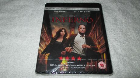 Inferno Blu Ray & UHD 4k cu subtitrare romana, sigilat