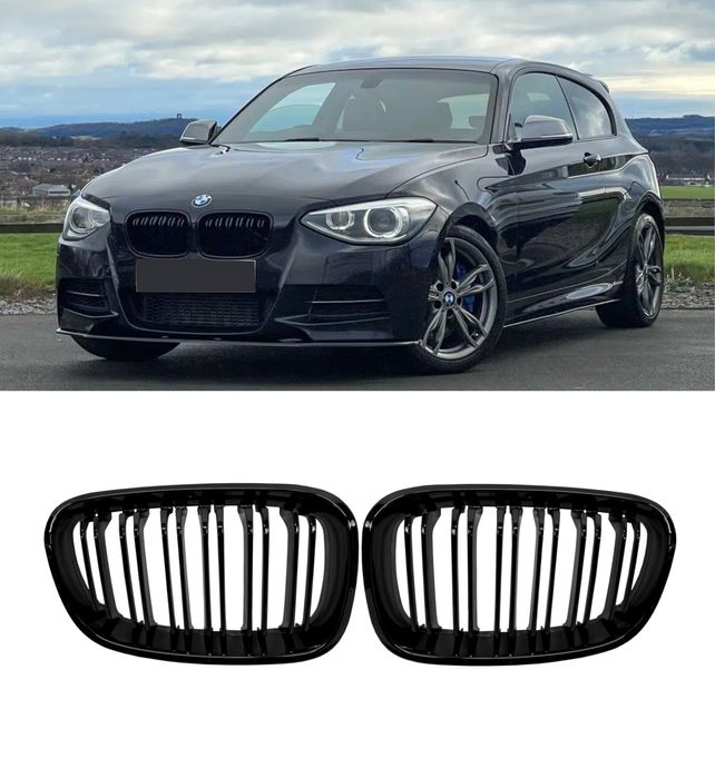 Двойни M1 M Бъбреци Решетки BMW F20 2011-2015 БМВ Ф20 Гланц М1