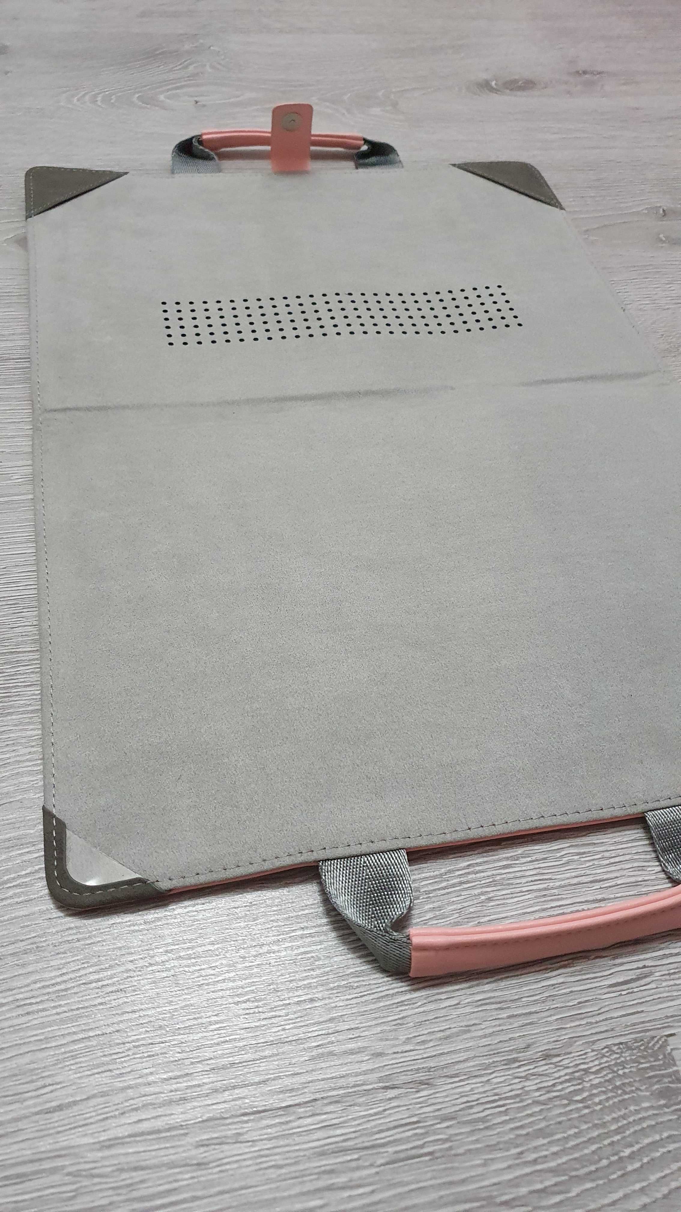 NOU!!! Husa laptop 14 inch, roz-gri