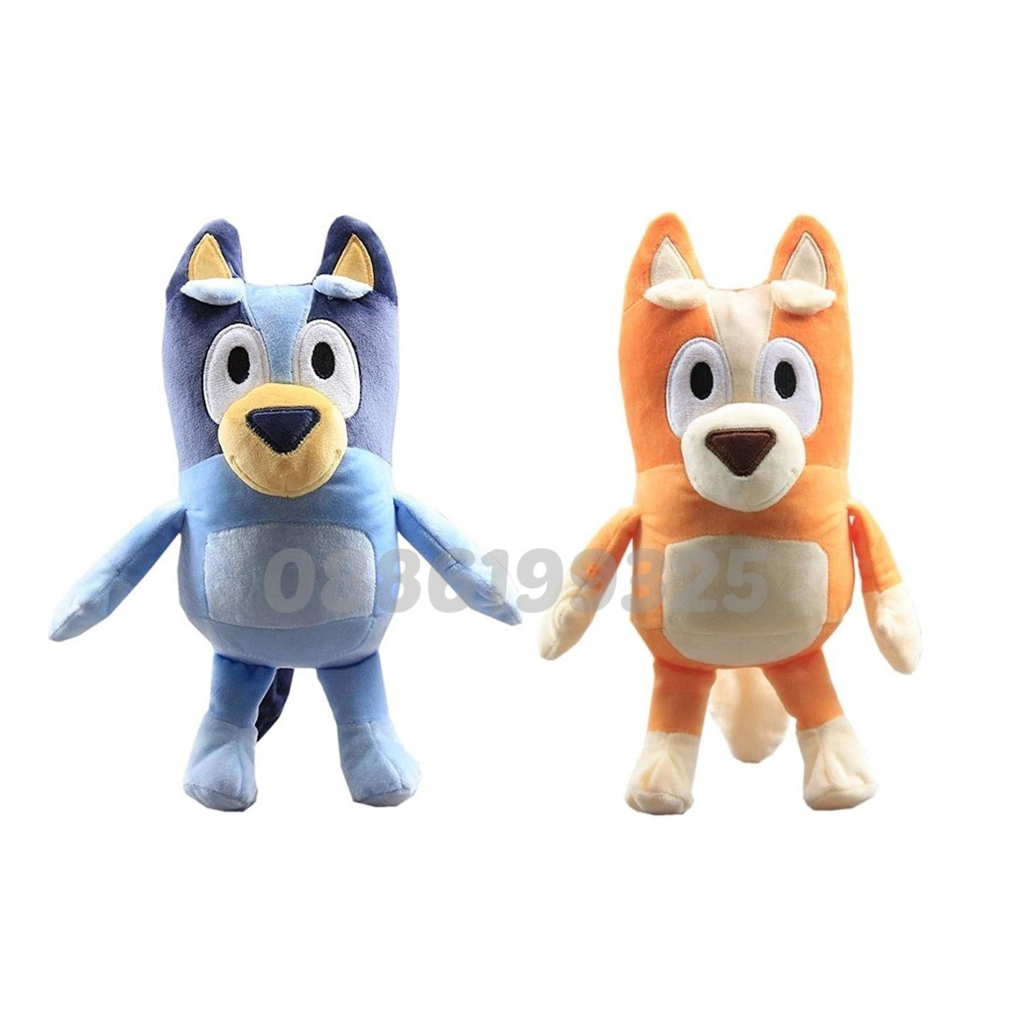 Голяма плюшена играчка Блуи и Бинго, 100см Bluey Bingo плюшени играчки