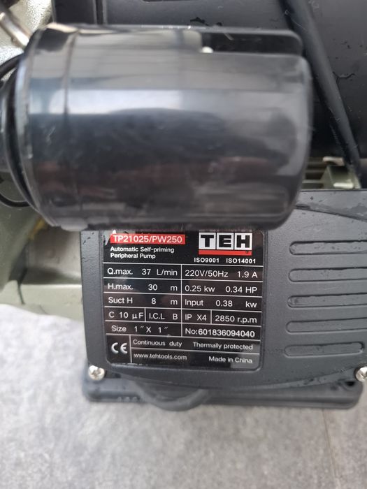 Suv nasos 250w yangiday 1x2 marta ishlatilgan