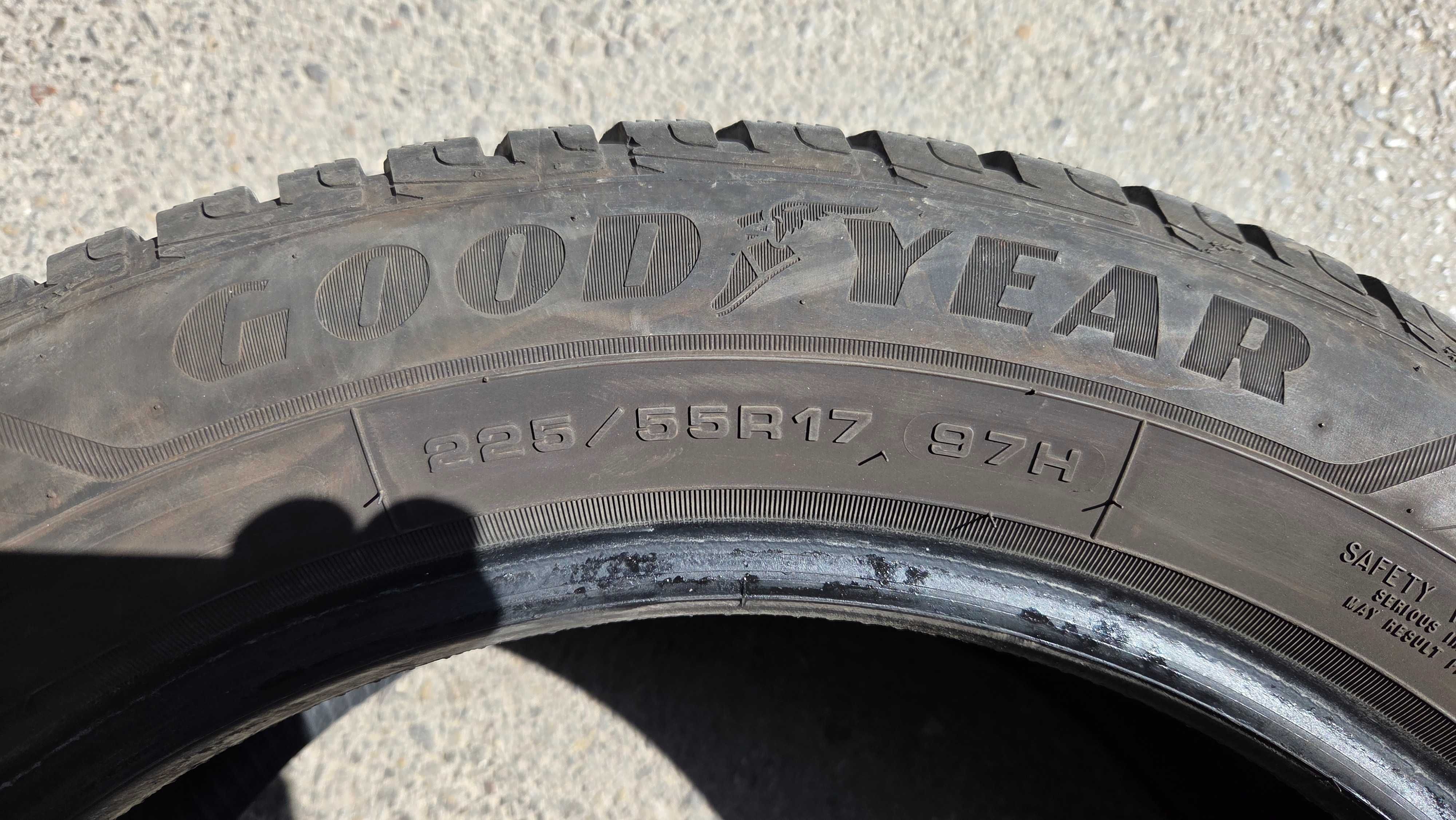 4 бр зимни GOODYEAR UltraGrip Performance Plus 225/55R17 97H, DOT 2020