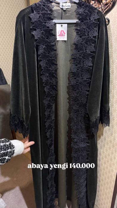 abaya yangi villur materyal