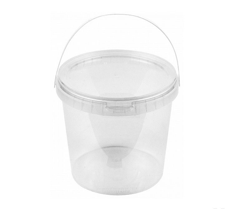 Ведра с крышками 1 литр новые