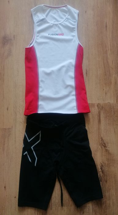Costum triatlon 2XU Fusion PWR maieu duatlon alergare trail running