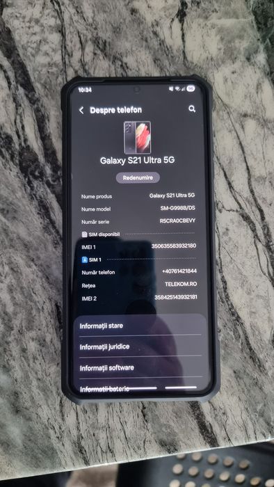 Samsung galaxy s21 ultra 256/12 ram