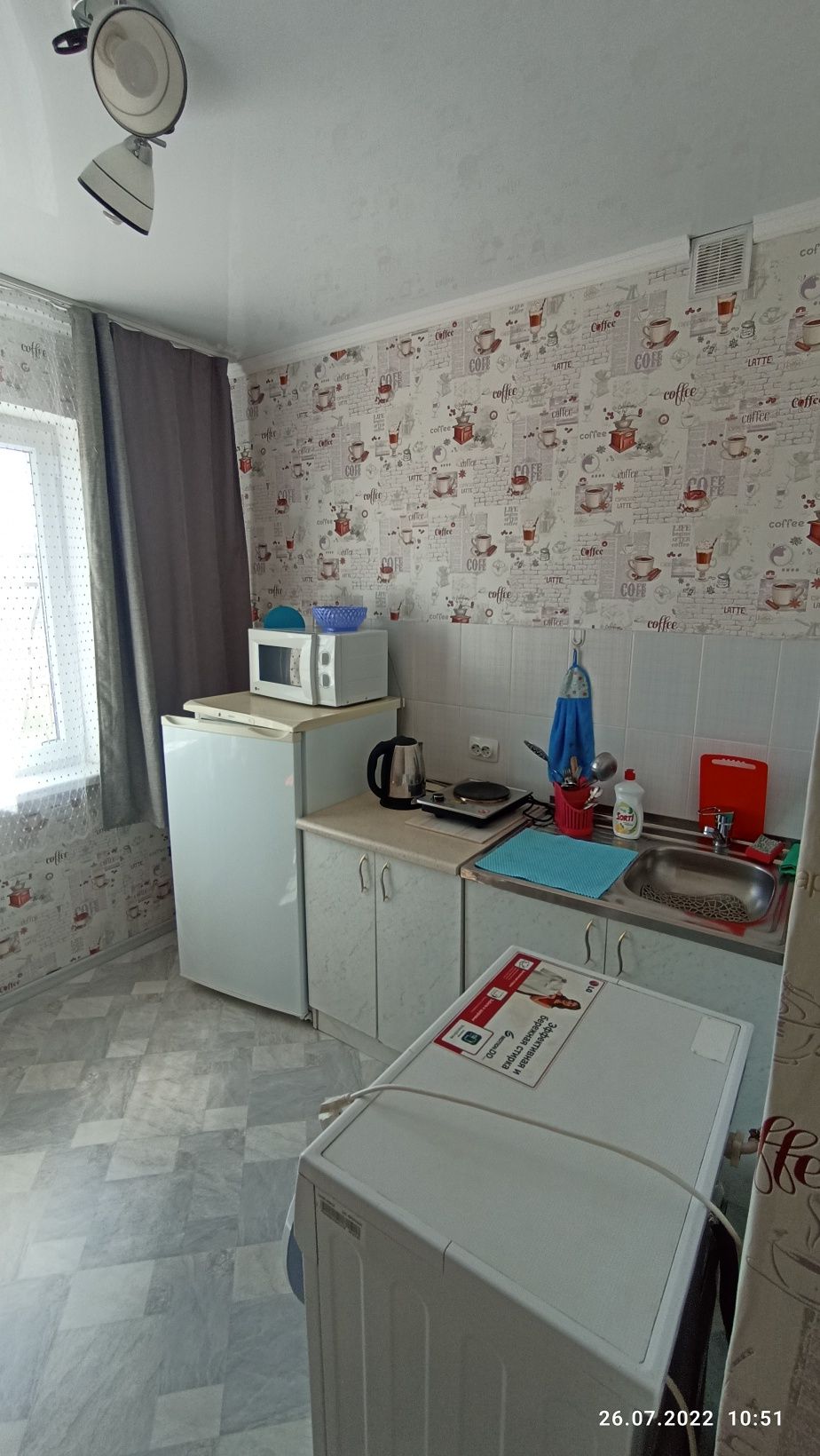Квартиры 1 и 2 ком посуточно в центре мик.Шашубая Wi - Fi
