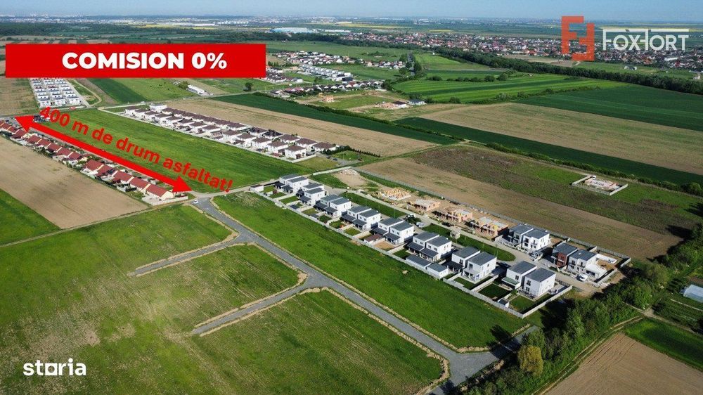 COMISION 0% Parcela teren 506 mp, Bucovat - Pozitie excelenta!