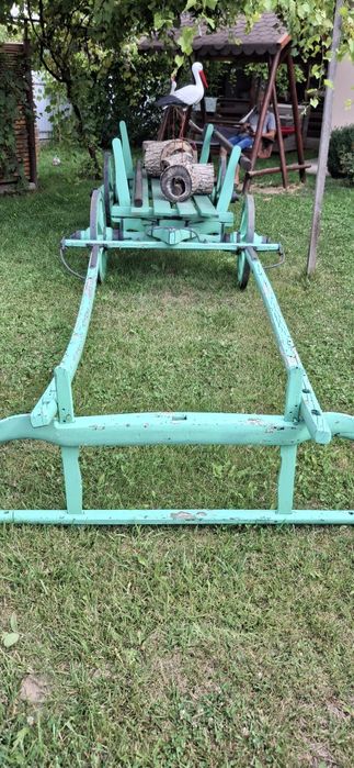 Căruță decorativa car de lemn