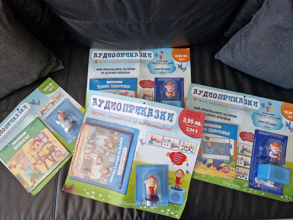 Аудио приказки с колонки и карти памет