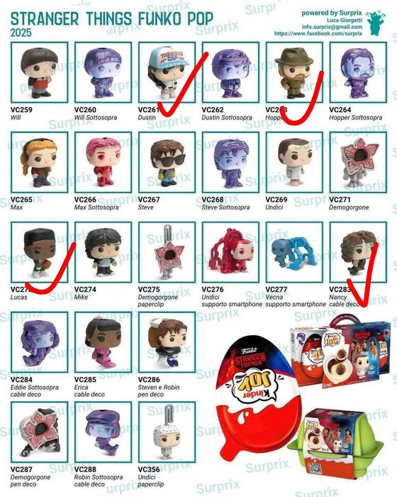 Kinder joy stranger things