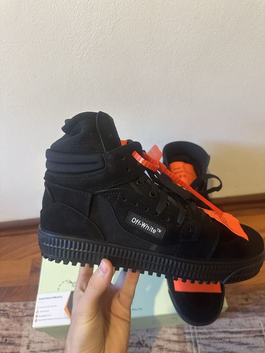 Off-White 3.0 Off Court High Top Sneakers Black