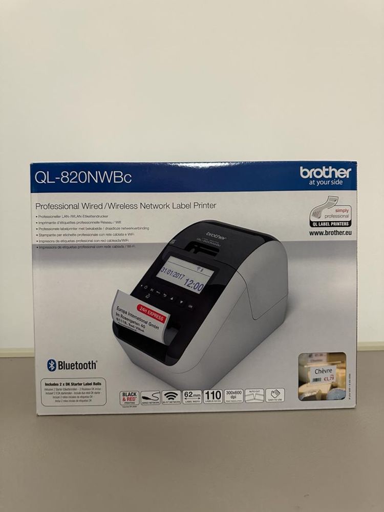 Brother QL820NWB - imprimantă  Bluetooth