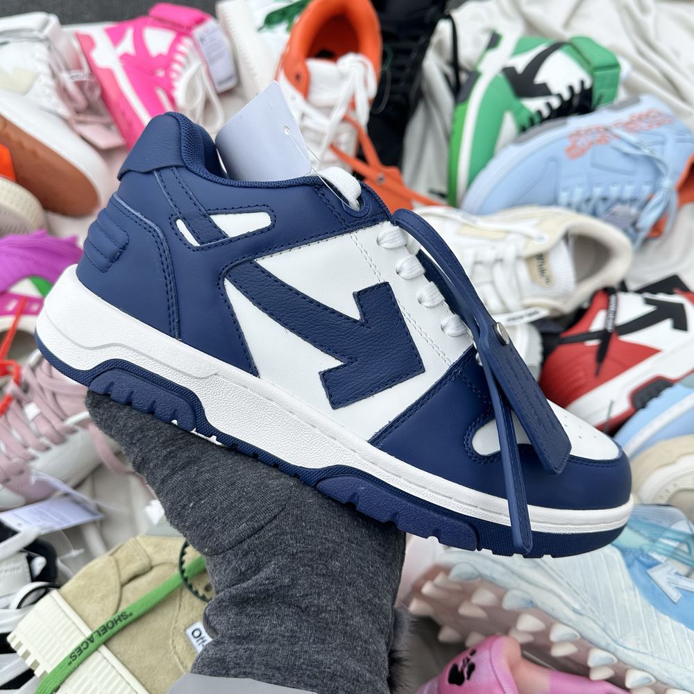 Off-White Out Of Office Navy Blue Bleumarin