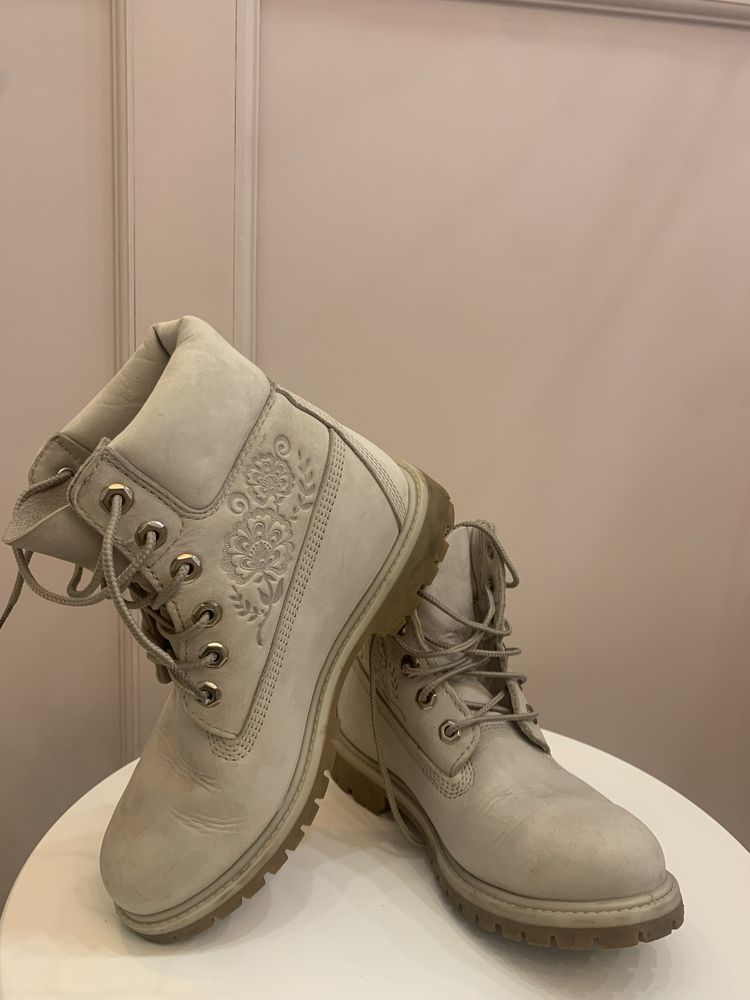 Timberland непромокаеми боти от естествена кожа и набук