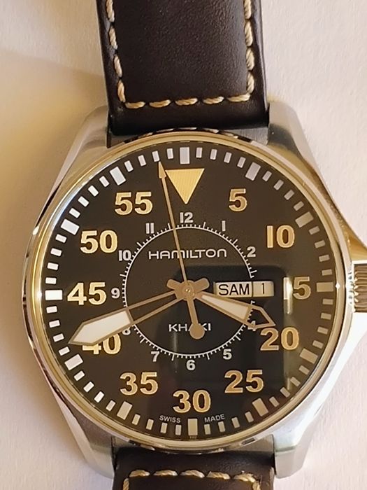 Ceas HAMILTON Khaki Aviation Pilot Day-date, original . Swiss Made