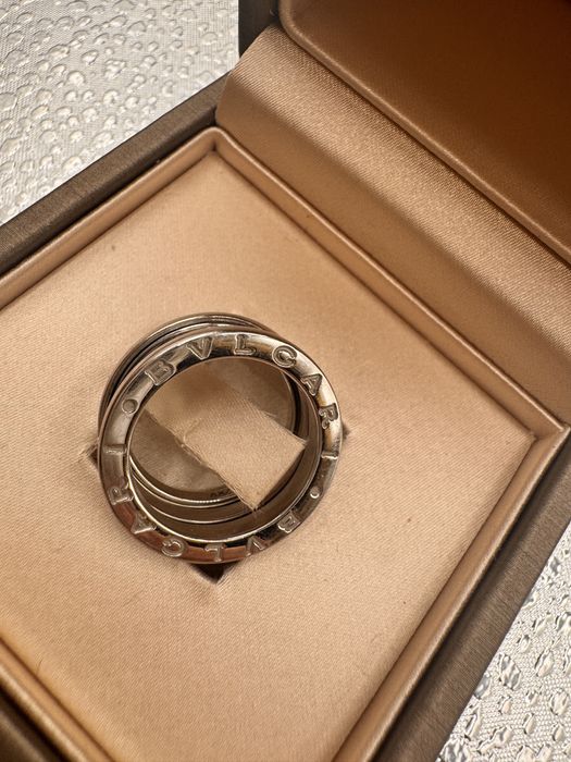 Inel B.Zero1 aur alb 18k