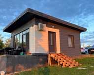 Casa Modulara, Garaje Auto, Containere stil birou din panou sandwich