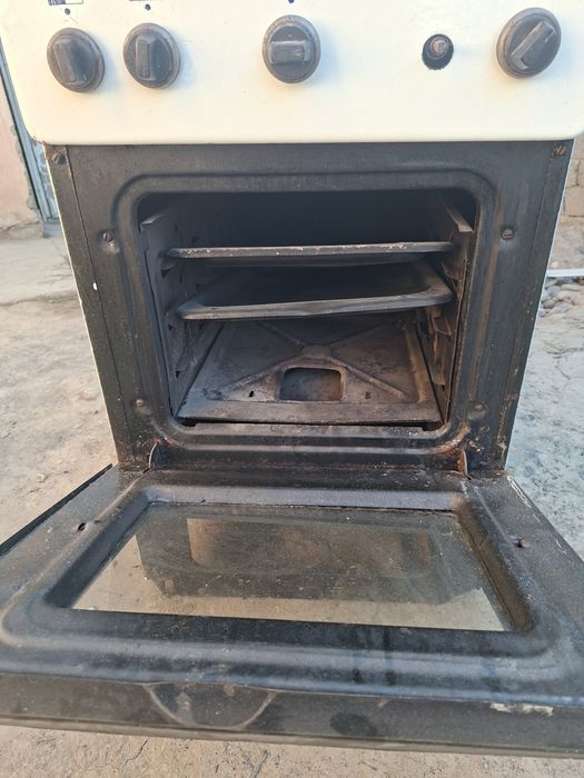 Газ плита + дымоход