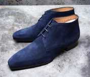 Ghete chukka 42 42.5 43 de lux GREVE NOI lucrate manual piele naturala