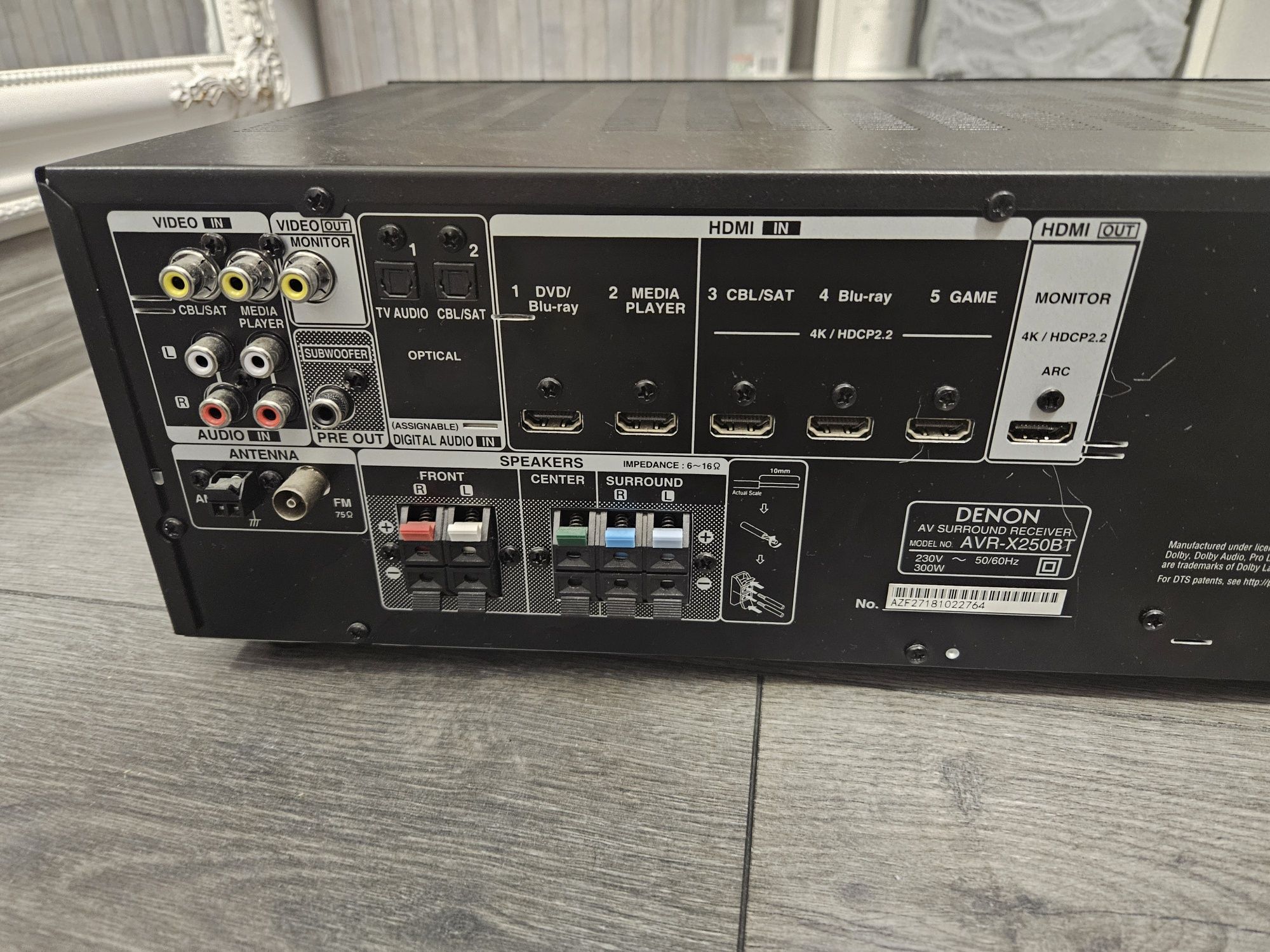 Vand Amplificator/ Receiver Denon AVR -X250BT bluetooth