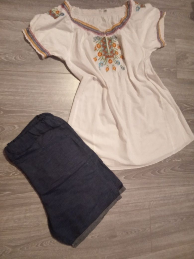Set bluza tradițională și pantaloni scurți
