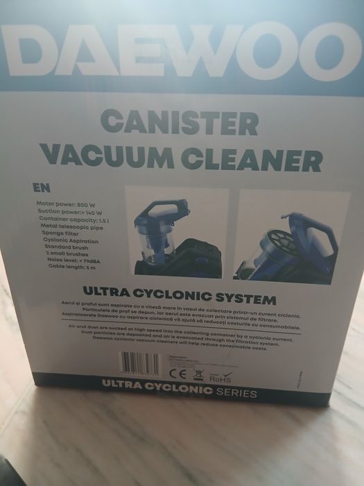 Vând aspirator Daewoo  cyclonic